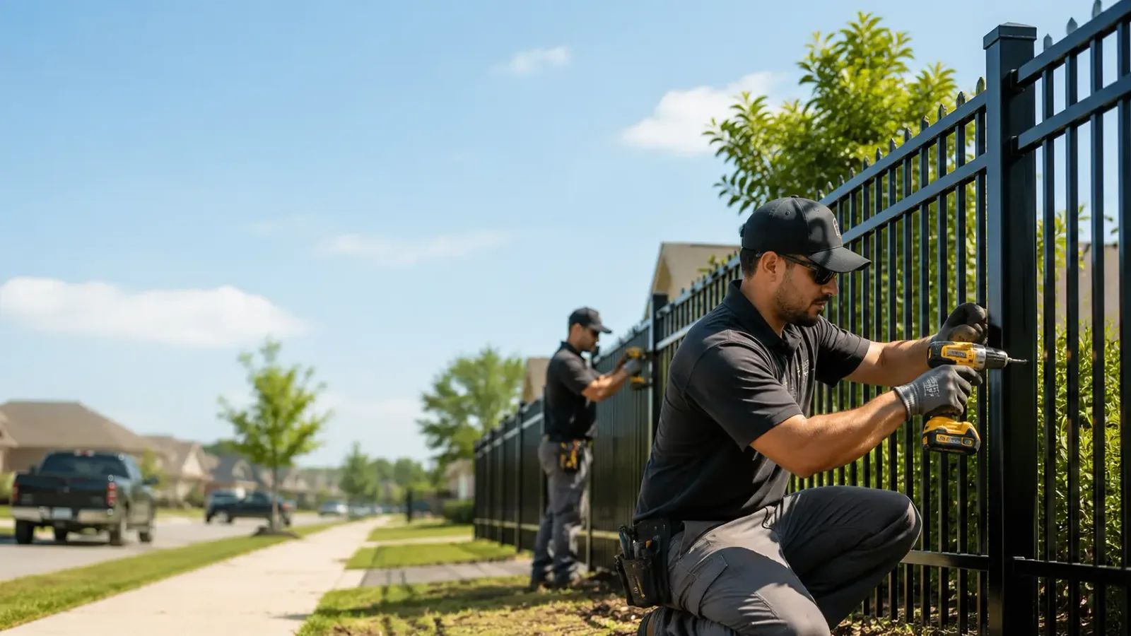 Metal Fence Installation in Westhoff, TX
